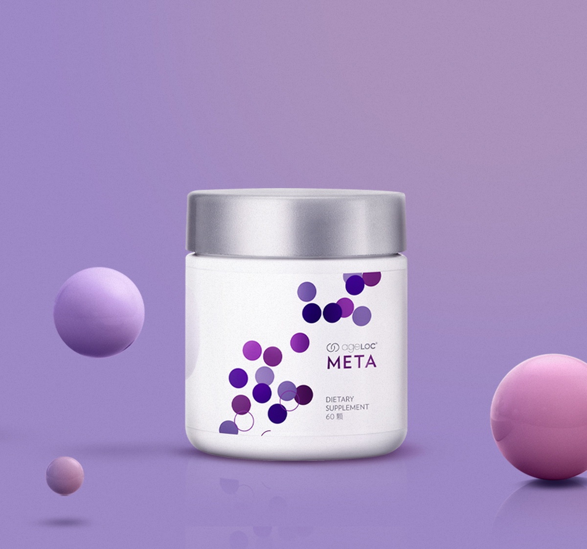 Nu Skin ageLOC META 每代紫+於3月1日正式上市。專為忙碌生活的現代人所設計