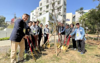 2022東海植樹節　校友認養植栽美化校園
