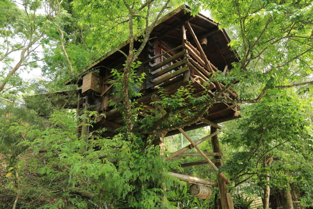 「賴坤陽的家」由喜愛大自然的老闆親手打造，森林小屋風格神祕迷人。(圖片由Booking.com提供)
