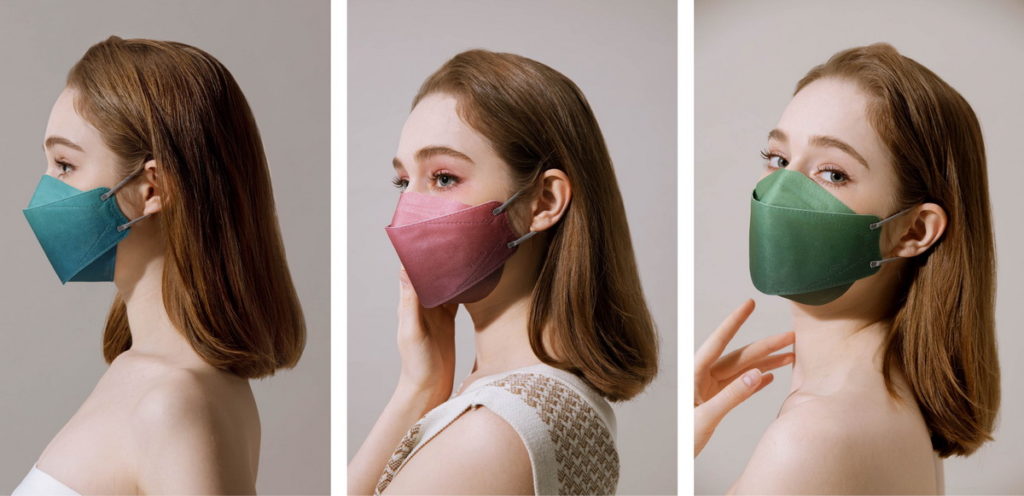 佑合4D美型修容口罩- 光耀漸層系列 (20入) NT$329  藍洞、紅墨、綠光 共三款