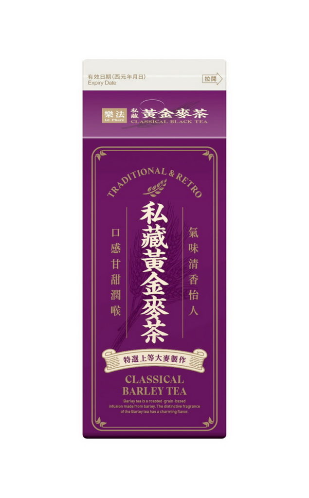萊爾富超商獨家茶飲-樂法私藏黃金麥茶，NT 30元