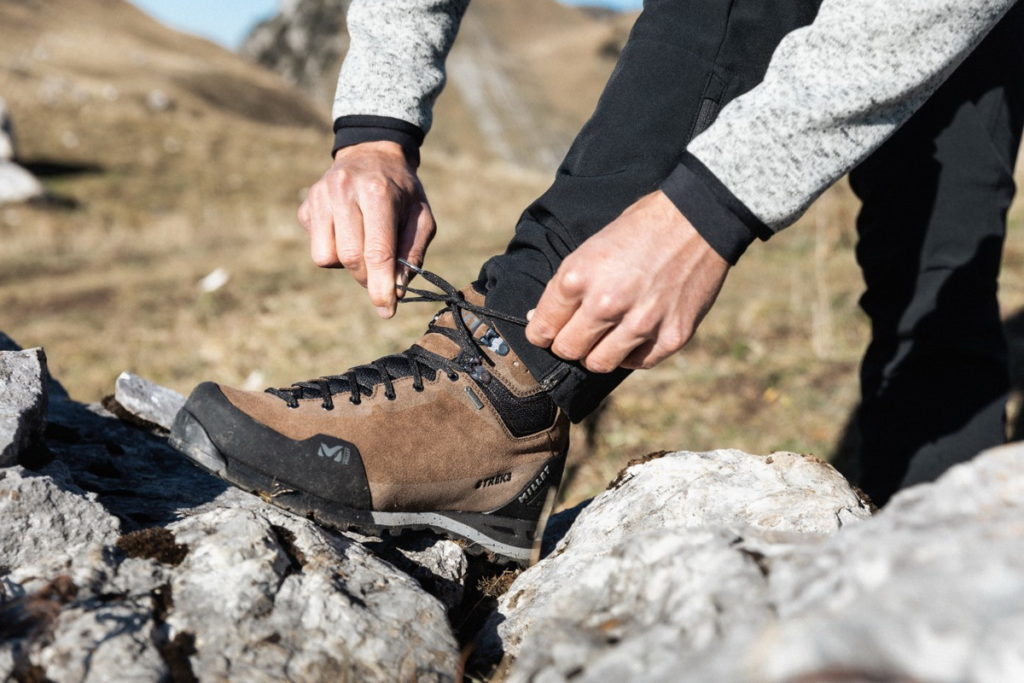 Millet「G TREK 3 GTX 防水中筒登山鞋」具有卓越的抓地力與耐磨性，適用於多數山徑及多樣困難地形。