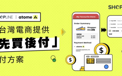 SHOPLINE 跟上支付新潮流  攜手 Atome 為全亞洲店家提供靈活的「先買後付」新方案上線登場