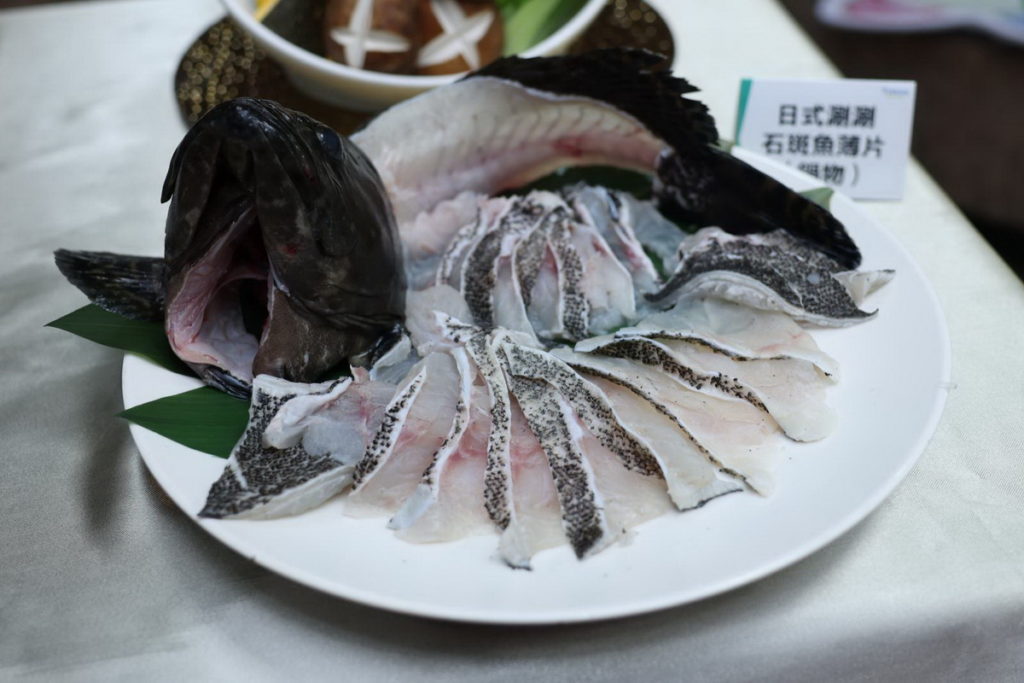 日式涮涮石斑魚薄片(鍋物)