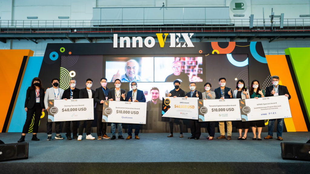 臺以專區3家國外新創公司獲選進入InnoVEX 2022創新創業競賽總決賽獲獎
