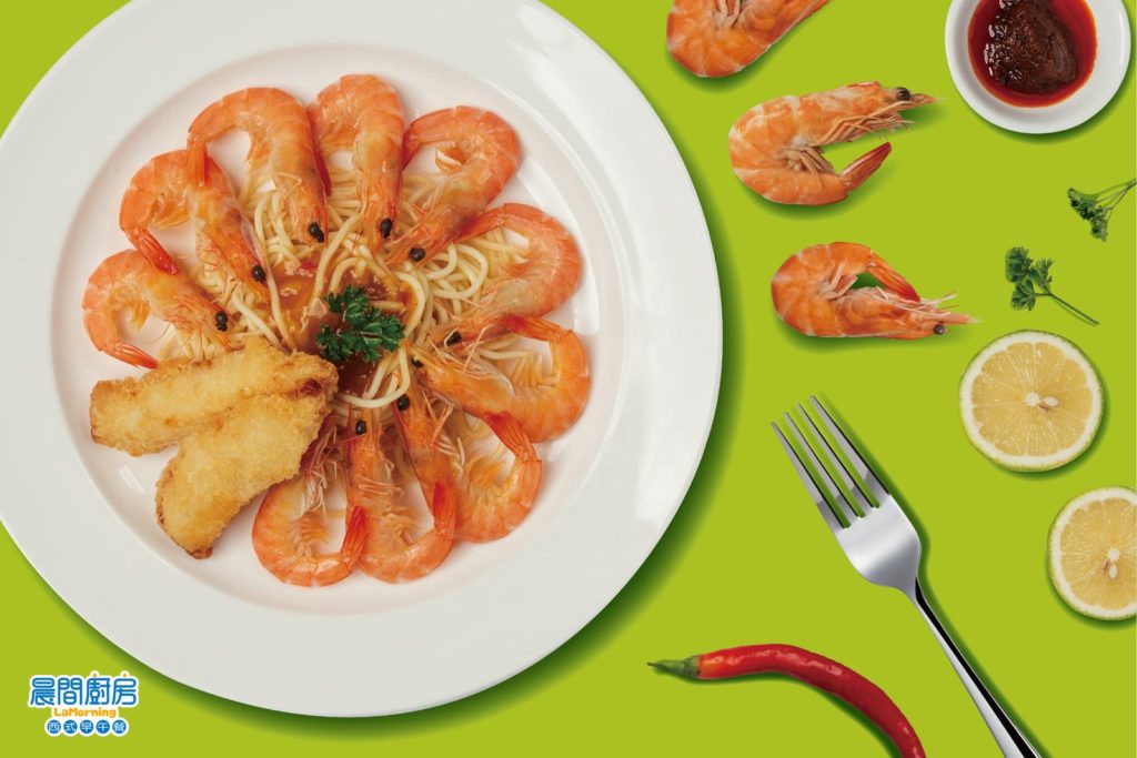 <泰式蝦爆了義大利麵>
爆量蝦蝦與魚柳的結合，淋上主打泰式風味醬，來場味覺饗宴
