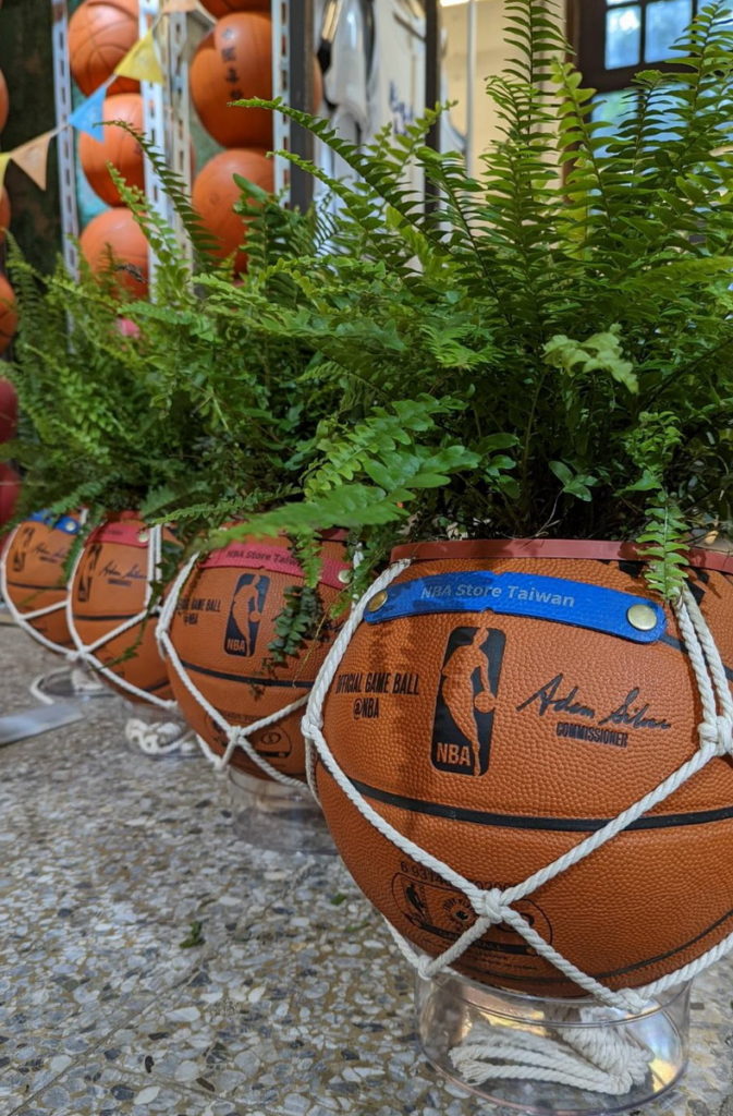 消費單筆滿2,000元即可抽「NBA改造籃球盆栽」