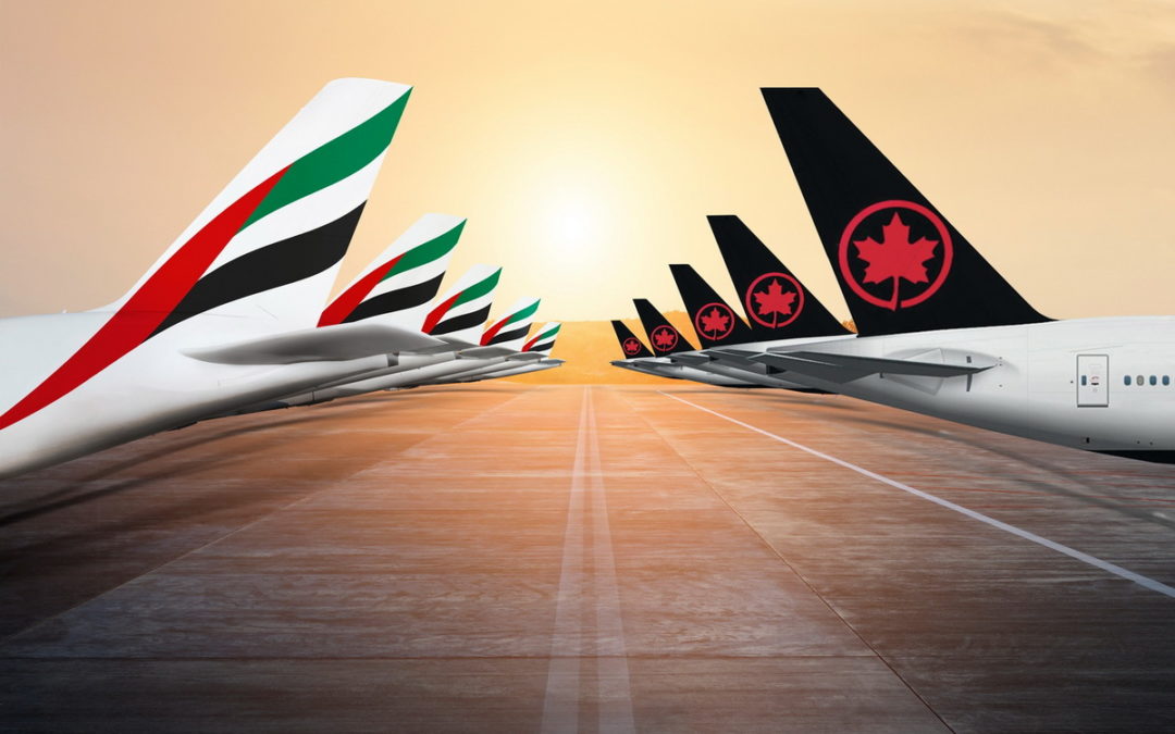 阿聯酋航空與加拿大航空攜手進行策略合作