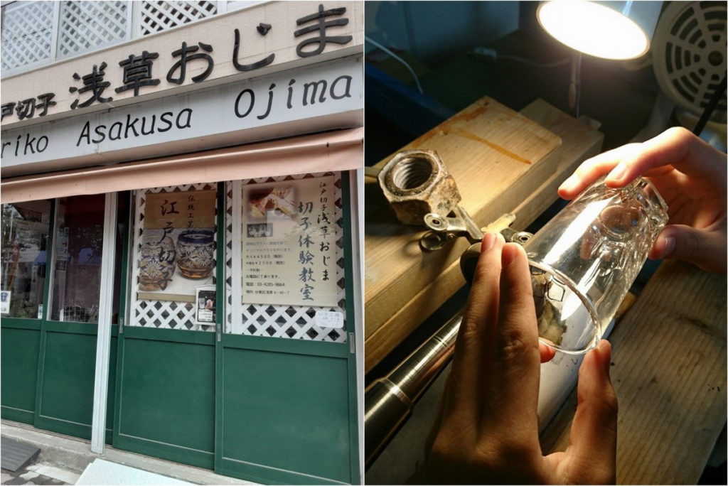 「江戶切子 淺草尾島」於自社工坊提供江戶切子的製作體驗。（圖片來源： ©江戶切子 淺草尾島）
