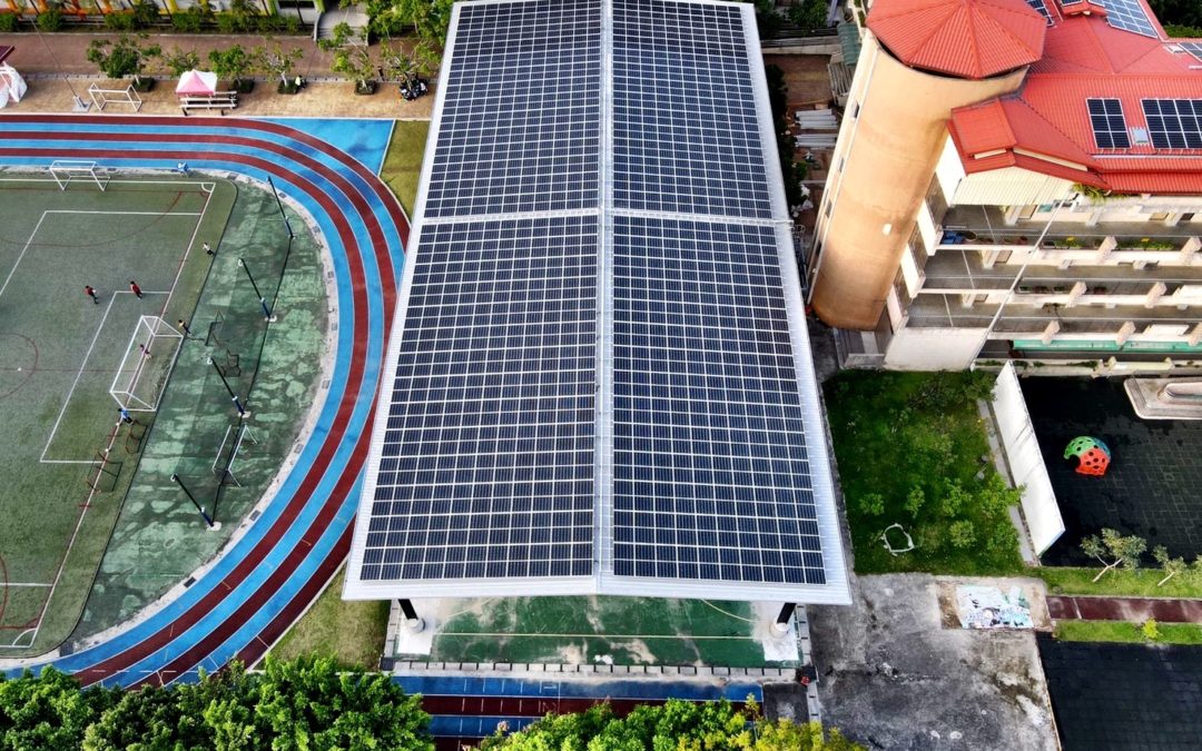 星生能源完成新北市首座太陽能風雨球場  讓學生在日常生活中學習實踐永續重要性