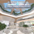 Taipei Digital Trade Center數位臺北館大廳模擬示意圖