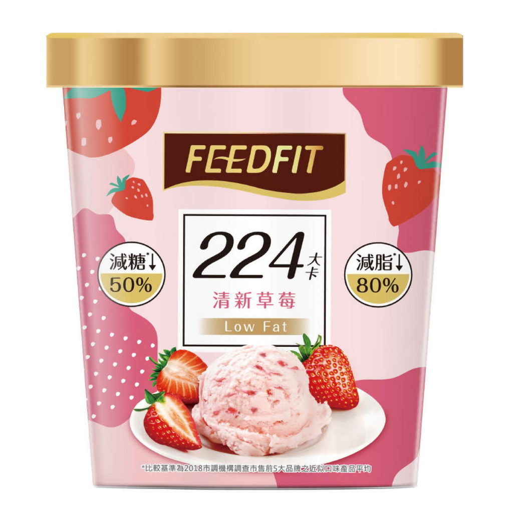 【FEEDFIT】輕享系冰淇淋(清新草莓)，活動價85元