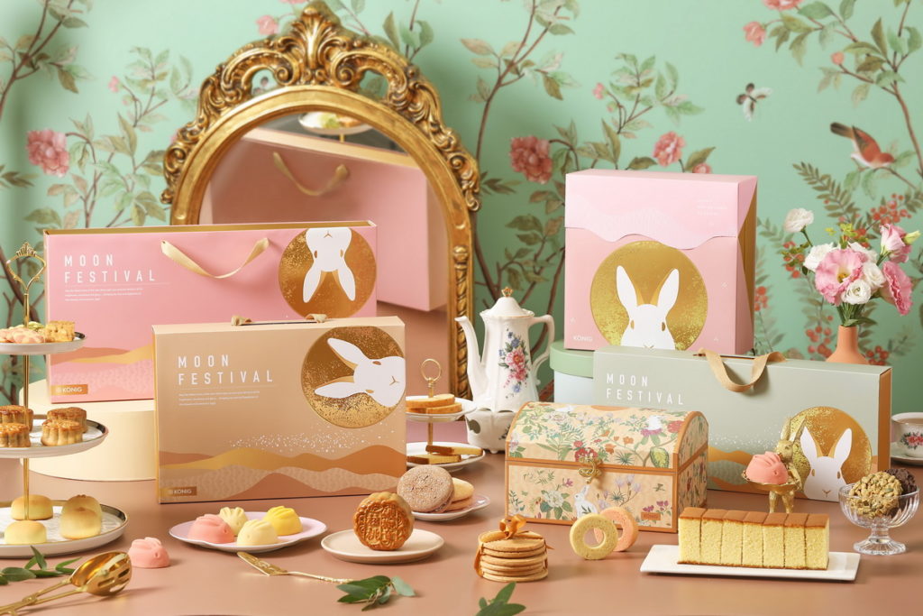 金格六款主打萌萌兔主題造型禮盒，六月即收到各大企業團體詢問訂購。(圖/金格食品提供)