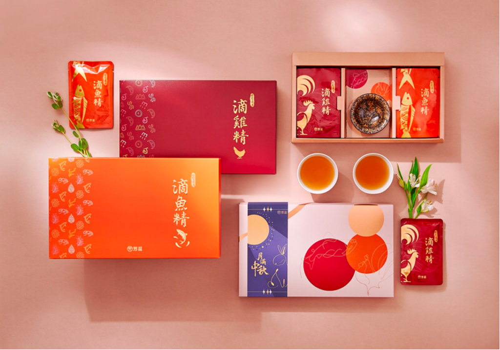 今年中秋芳茲推出「雞魚饗宴」禮盒，讓民眾不再煩惱（圖 _ 芳茲生技提供）