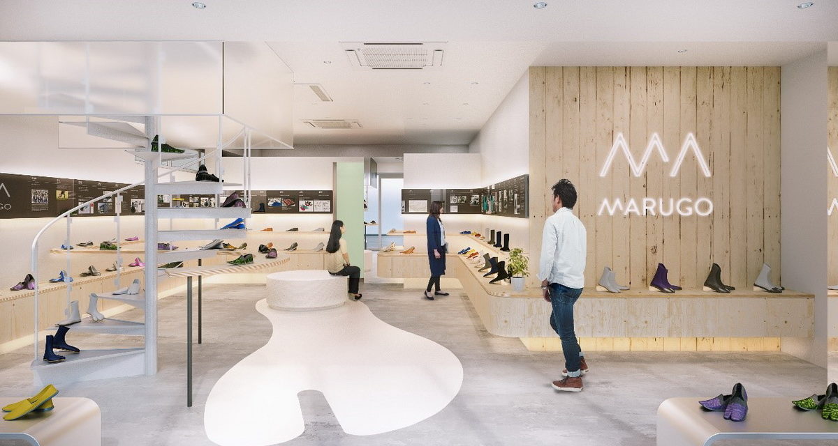 「MARUGO TOKYO」地下足袋專賣店，商品多樣又時尚，吸引不少遊客青睞。。（圖片來源：ⒸMARUGO Company Inc.）