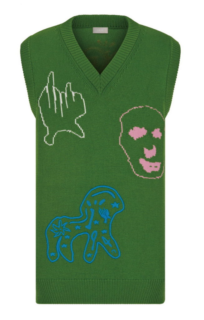 微風信義 DIOR CACTUS JACK綠色針織背心 推薦價55,000元