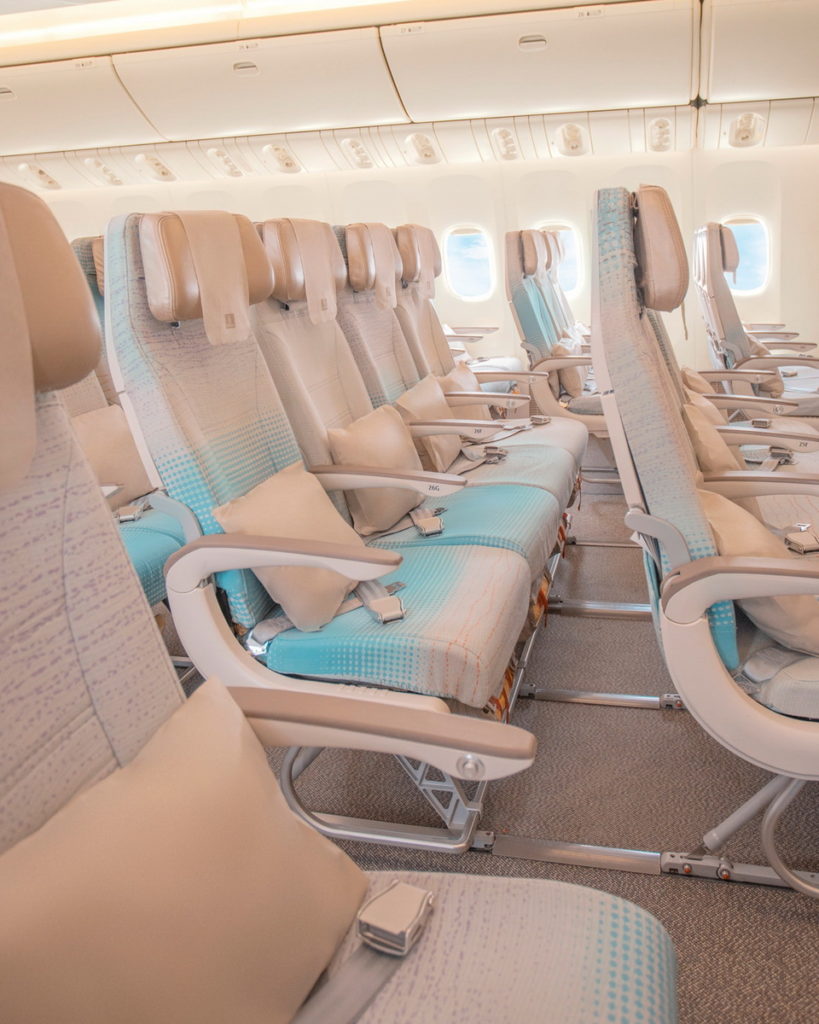 阿聯酋航空榮獲最佳經濟艙，提供旅客舒適美好的飛行體驗