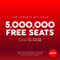 AirAsia 大促銷！500萬個免費機位！