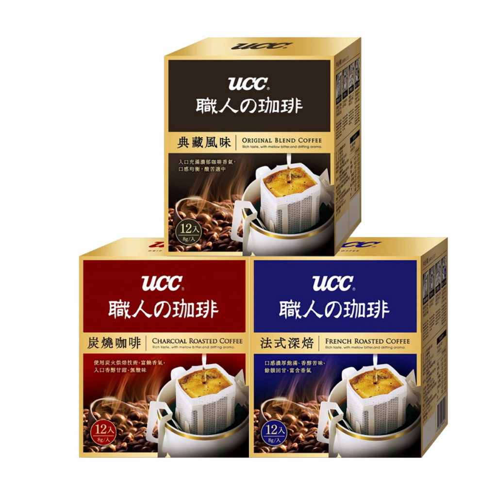 【UCC】職人綜合風味濾掛咖啡6盒組，活動價549元。