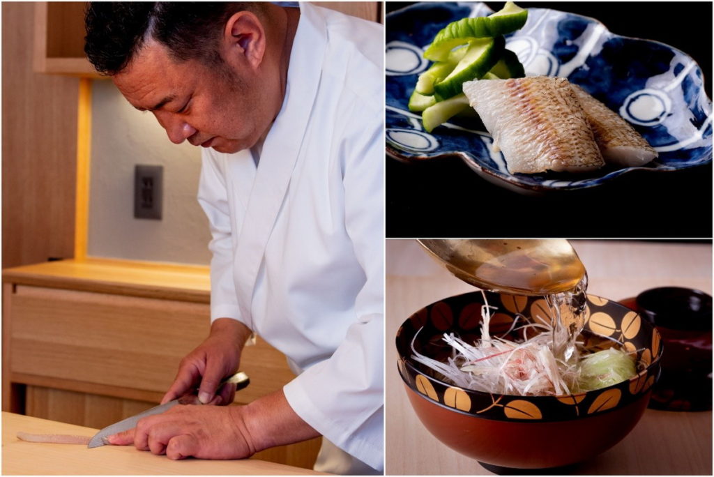店主以米其林摘星的精湛手藝，提供發揮季節性食材的日式料理套餐。（圖片來源： Ⓒ橋本幹造-日本料理 一凛-）