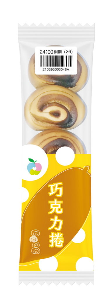 萊爾富販售巧克力捲麵包，NT 18元