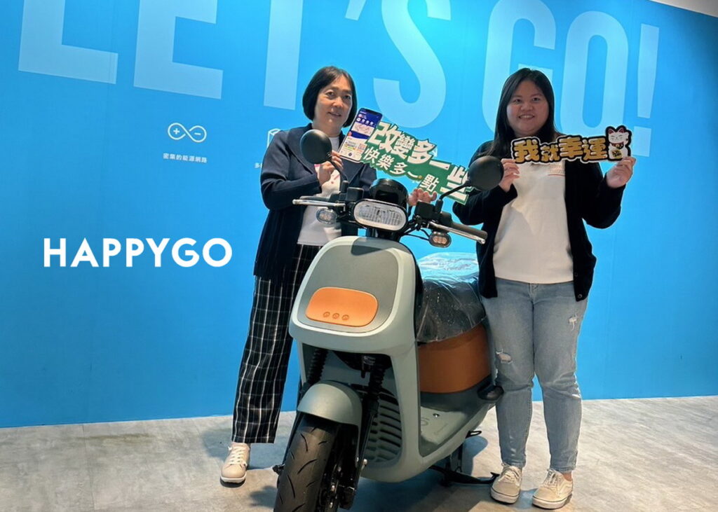 HAPPY GO日前邀請卡友一起下載HAPPY GO App取代實體卡片活動，已抽出環保電動機車Gogoro幸運得主，鼓勵卡友減塑環保愛地球。