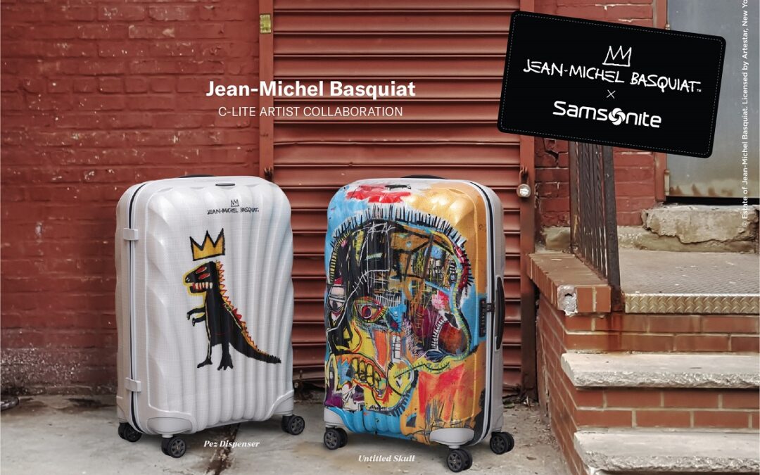 Samsonite突破框架！與傳奇塗鴉藝術家Jean-Michel Basquiat跨時空合作