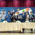 臺北市彭振聲副市長(右6)、社團法人台灣咖啡協會吳怡玲副理事長(左6)與貴賓大合影