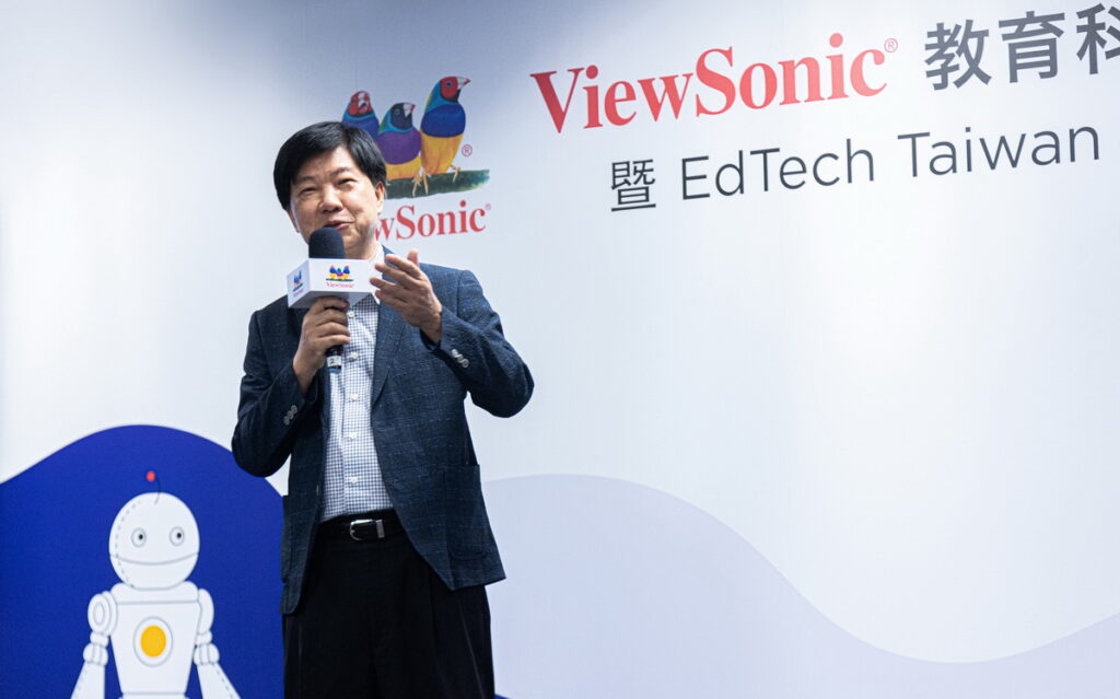 ViewSonic 董事長朱家良表示，將以簡化科技融入的難度為方法、深化教學成效為目標，將數位學習推廣到更多應用領域