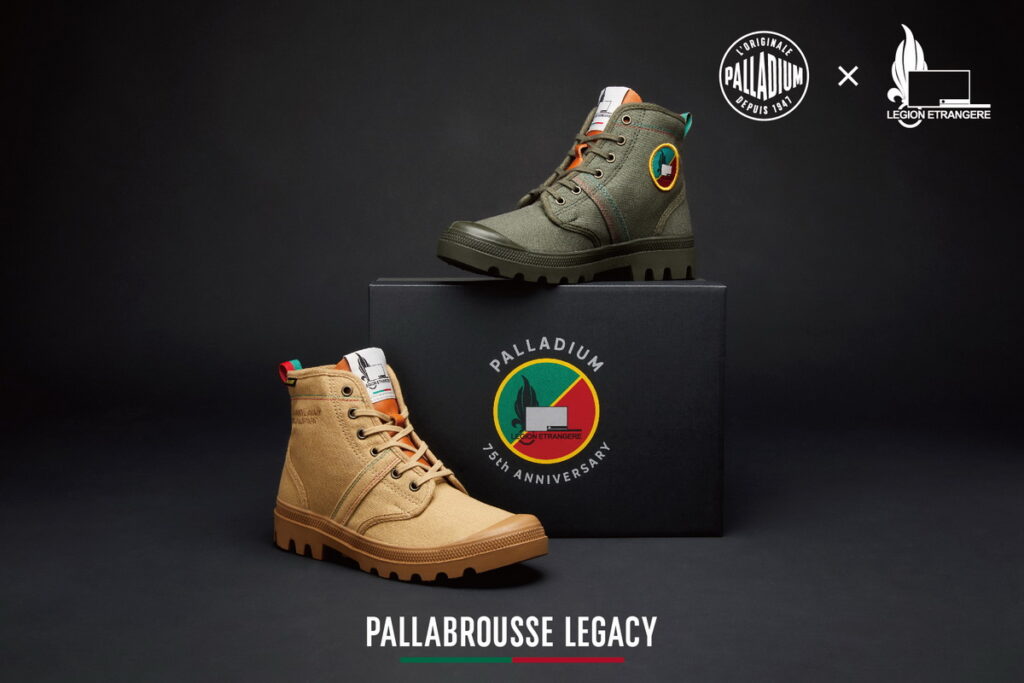 PALLADIUM聯手法國外籍兵團推出75周年限定法國外籍兵團聯名系列PALLABROUSSE LEGACY