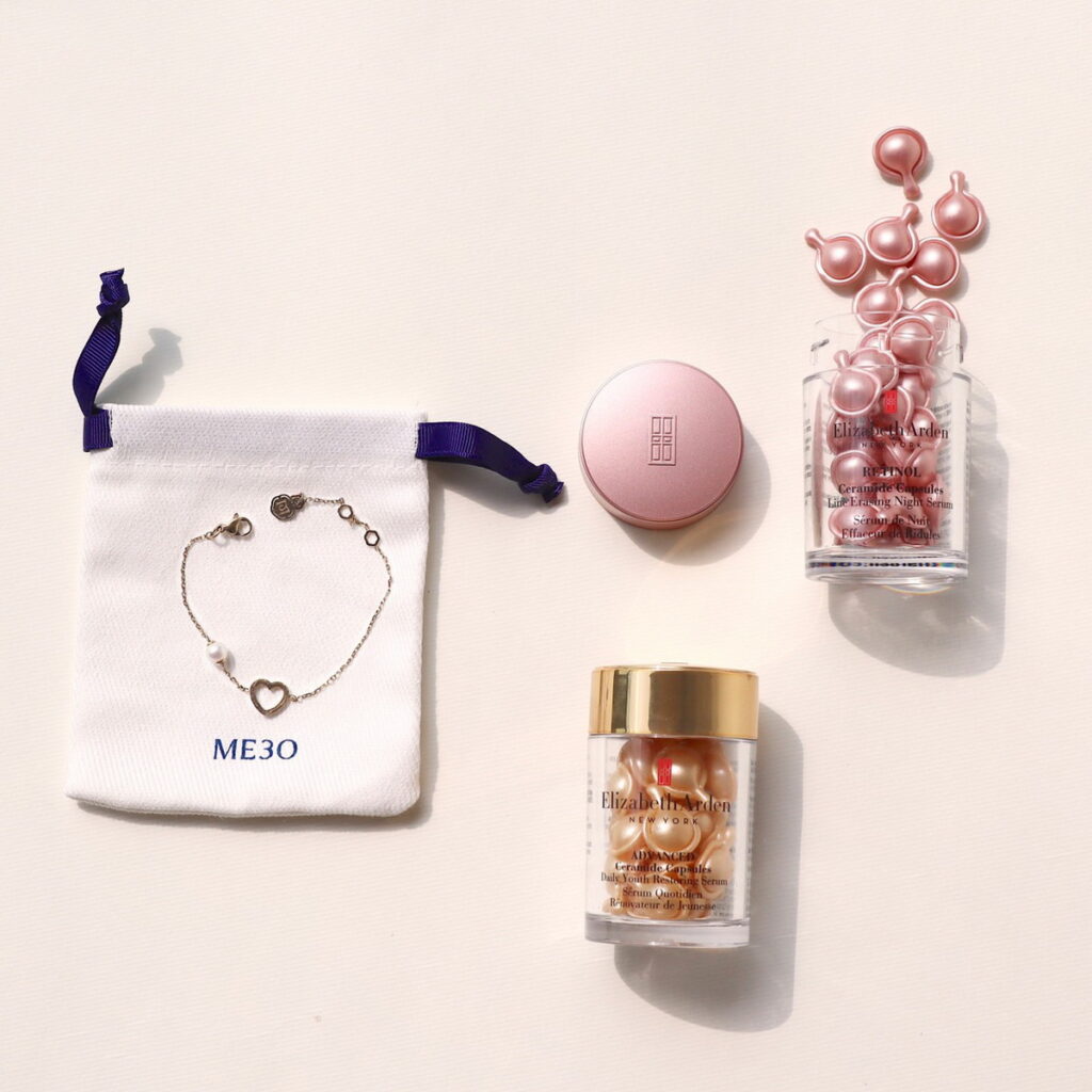 雅頓『小金粉珍珠聯名禮盒』，內含黃金膠囊與玫瑰金膠囊各30顆，超值優惠！
