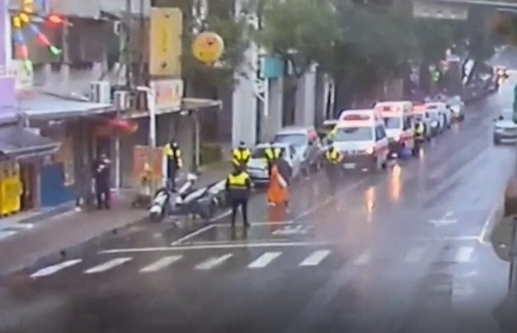樹林警方圍捕嫌犯並送醫