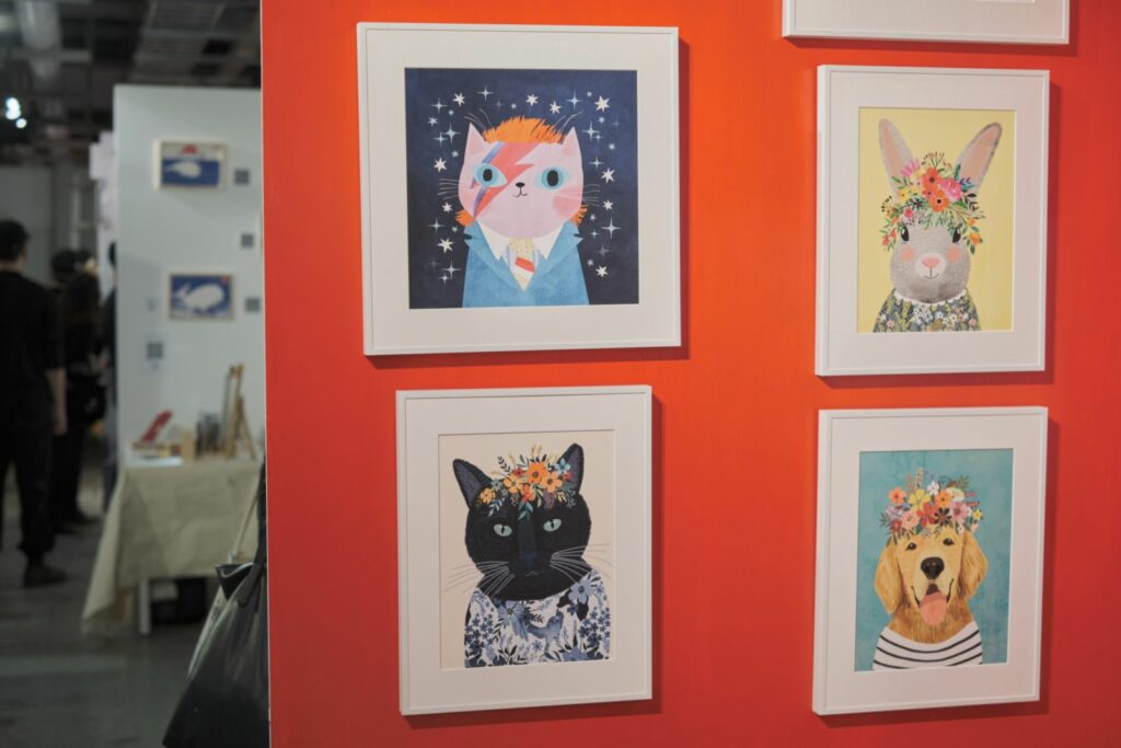 法國藝術家Angie Rozelaar -Planet Cat、Mia Charro（西班牙）展出作品