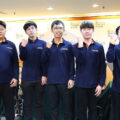 台灣5大頂尖棋士(左起)王元均、許皓鋐、賴均輔、林君諺、陳祈睿