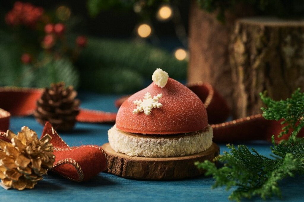 kafeD推出聖誕限定甜點：「Santa 聖誕帽」，定價新台幣 200 元