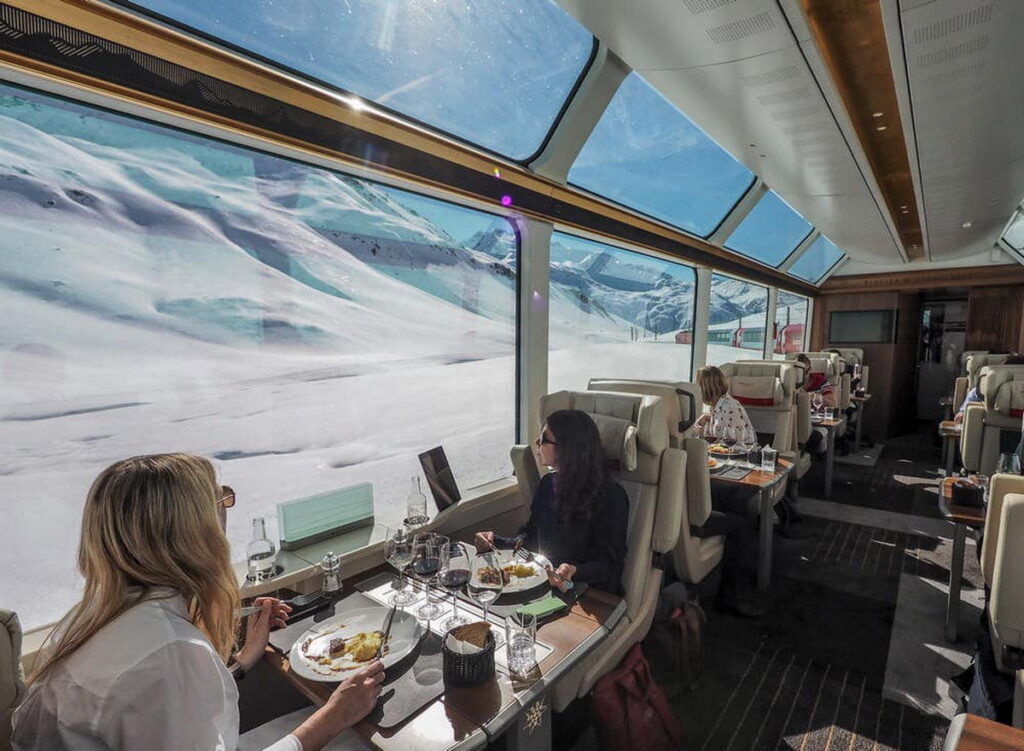 冰河列車 尊爵艙 窗外美景