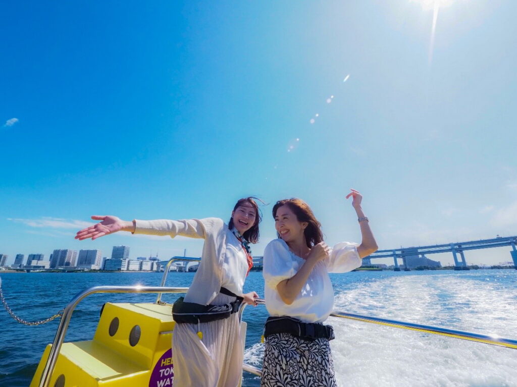 TOKYO WATER TAXI的客製化服務使水上觀光行程的安排更加靈活，同時也能滿足視察、場勘等特殊商業需求。（圖片來源：ⒸTOKYO WATER TAXI）