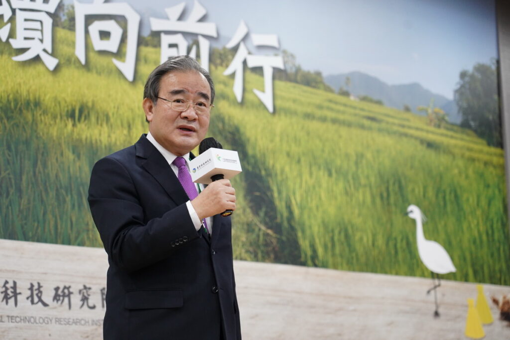 農糧署胡忠一署長致詞。