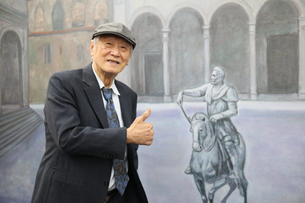 .陳景容教授是臺灣藝壇跨足油畫、壁畫、馬賽克鑲嵌畫、版畫、陶瓷畫等多元創作的藝術家，被譽為是臺灣的超現實主義大師