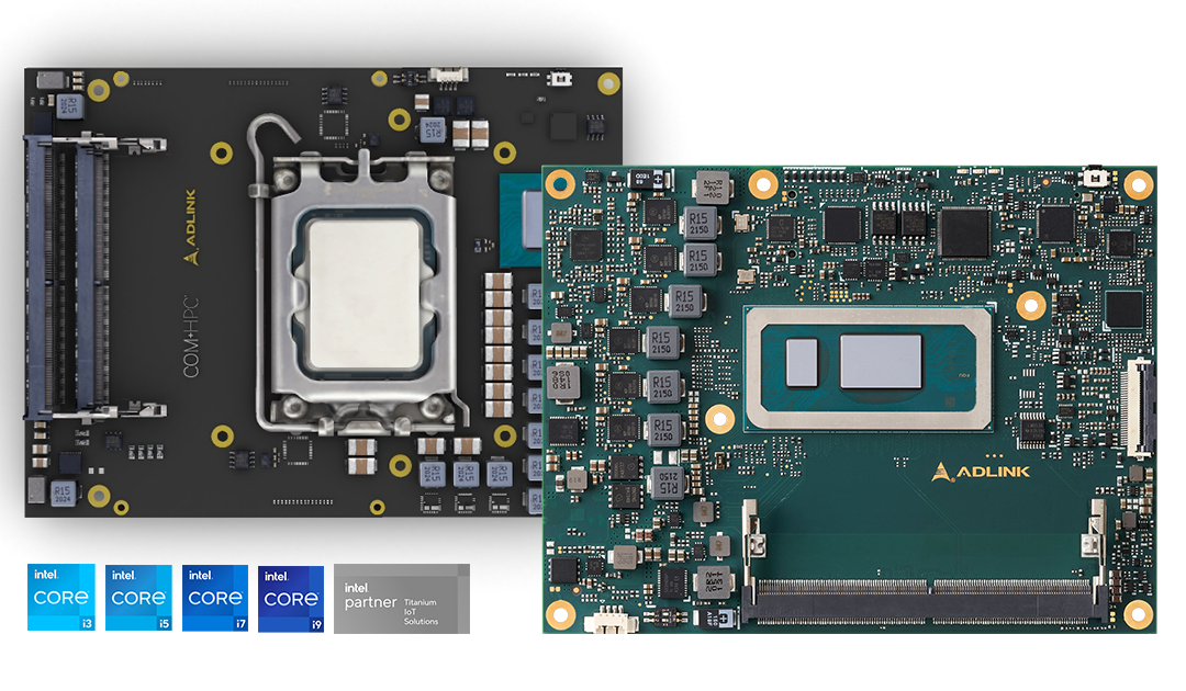 凌華科技推出搭載第13 代Intel Core處理器的COM Express和COM-HPC嵌入式電腦模組，結合24核心高效能、多功耗選擇及工業級穩定性