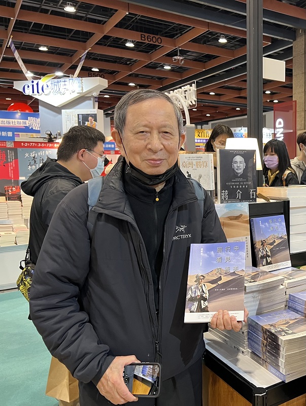 不老攝影家陳維滄現身台北國際書展。（圖/東海大學提供）