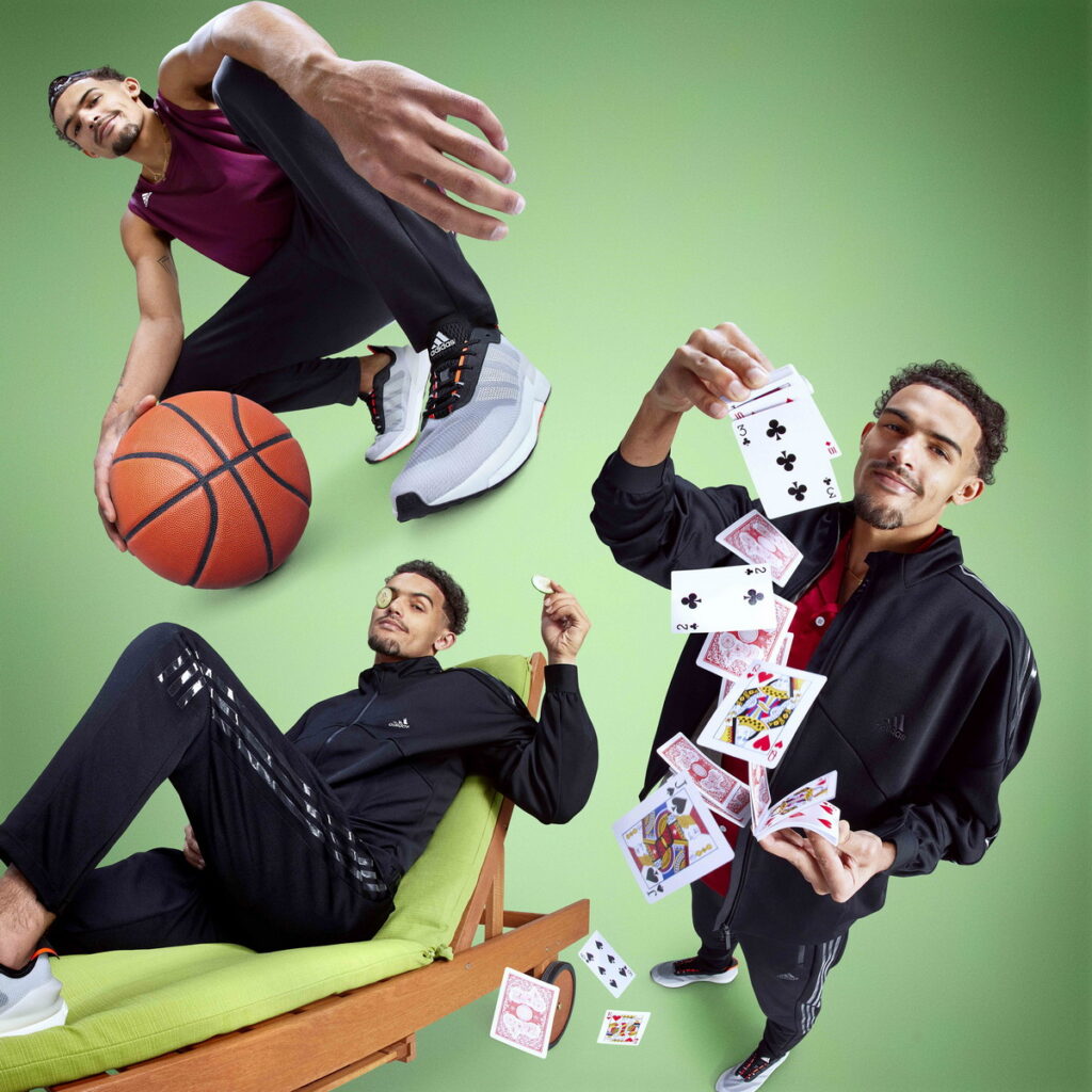 adidas攜手NBA球星Trae Young揪Z世代「自在 做你」！adidas Sportswear 系列初登場 經典運動套裝掀復古新潮流