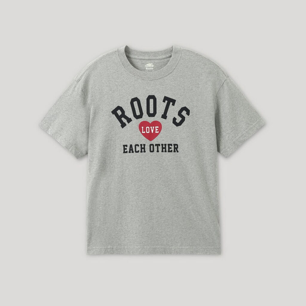 Roots中性 ALL FOR LVOE有機棉短袖T恤 $1880