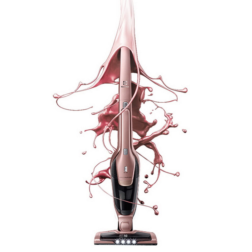 「伊萊克斯」超級完美管家吸塵器HEPA進化版，夢幻粉紅款，市價9,900元，活動價6,990元。
