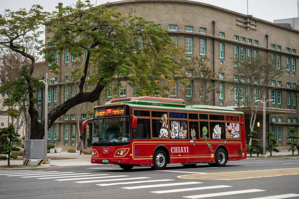 嘉義市電動巴士串聯美術館等景點