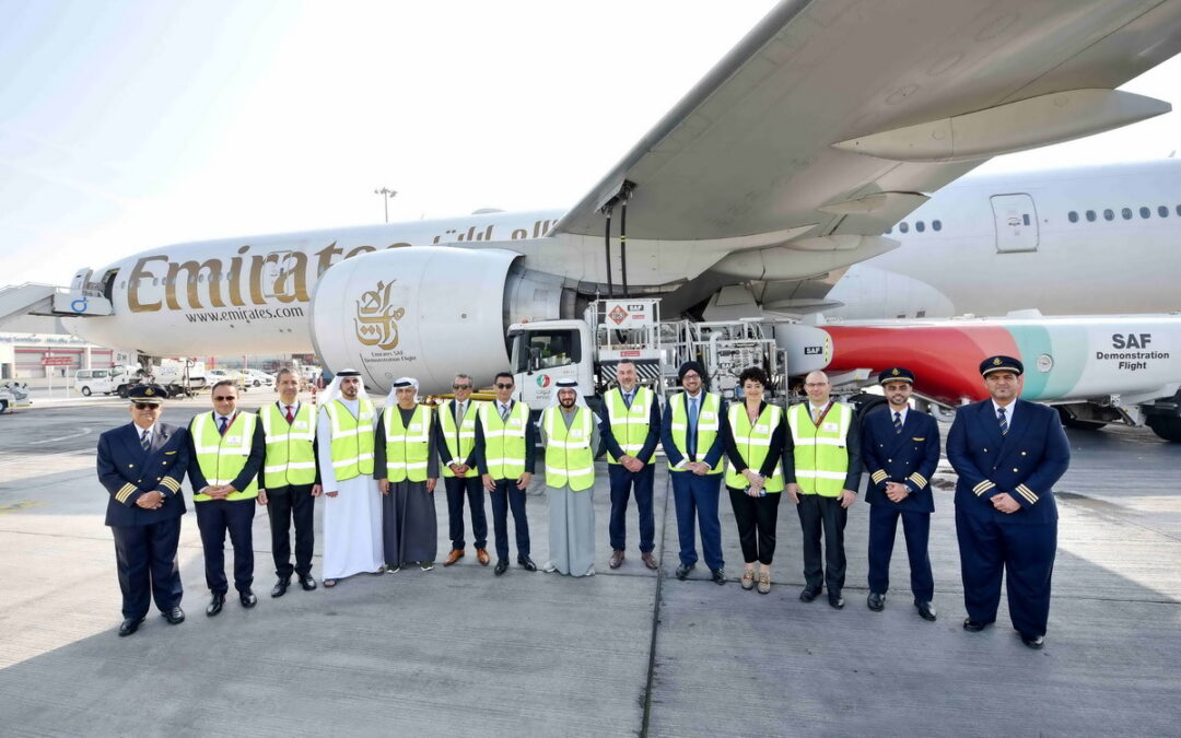 阿聯酋航空以100% 永續航空燃料執飛示範航班 邁向永續新里程