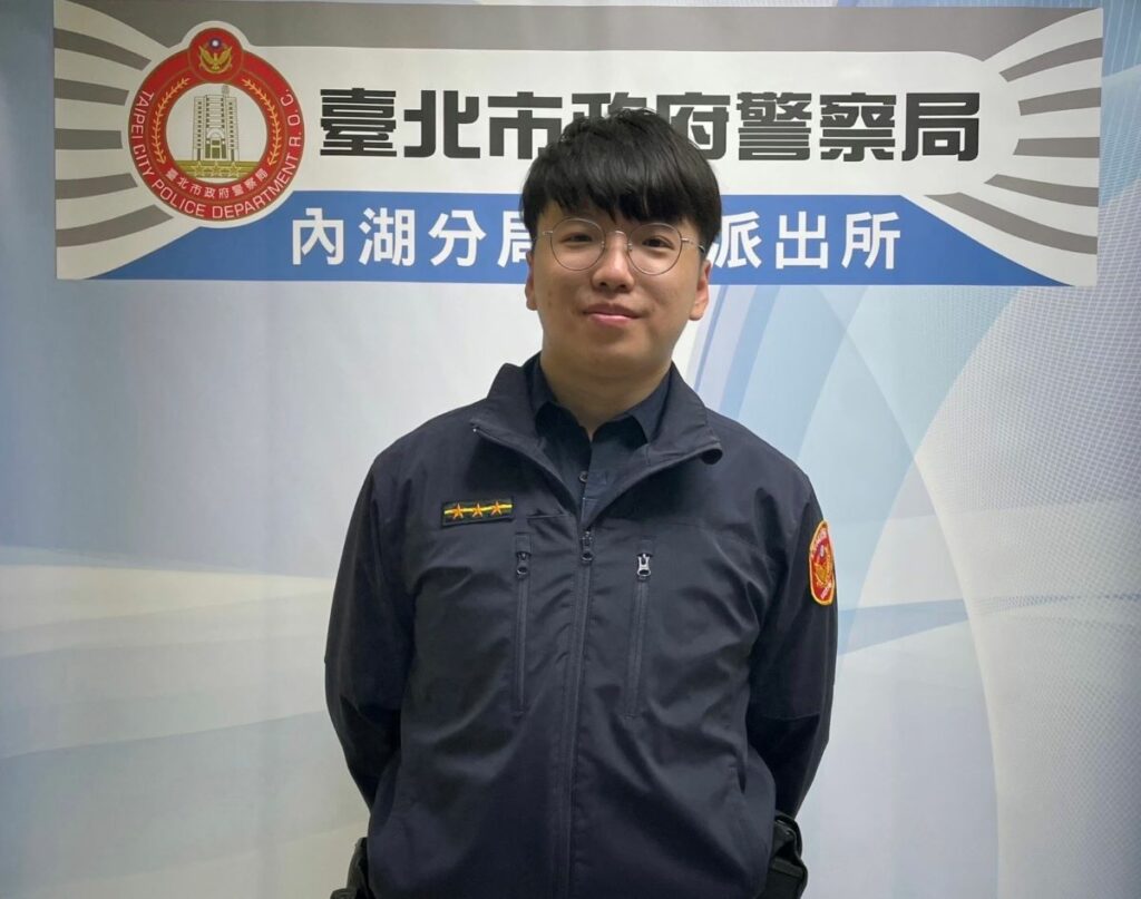 康樂派出所警員游詠翔。
