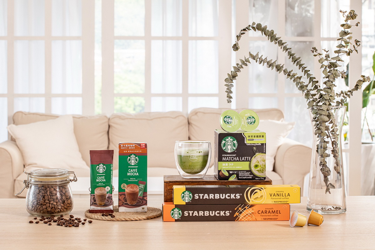 新品開喝！Starbucks® At Home星巴克®春季系列登場。網羅熱門風味在家也能輕享大人系花式咖啡。