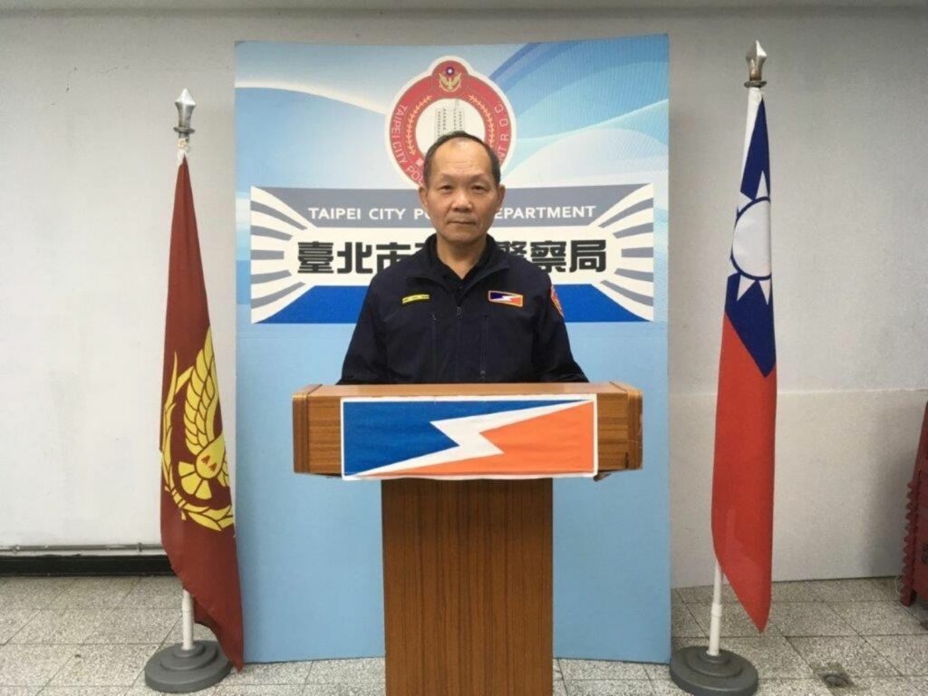 臺北市保安警察大隊第五中隊中隊長林德明。