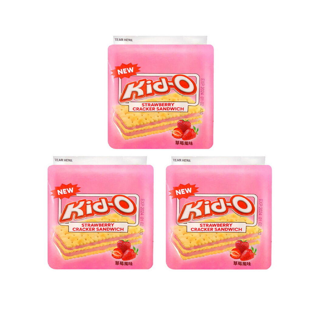 【KID-O】三明治餅乾-草莓風味